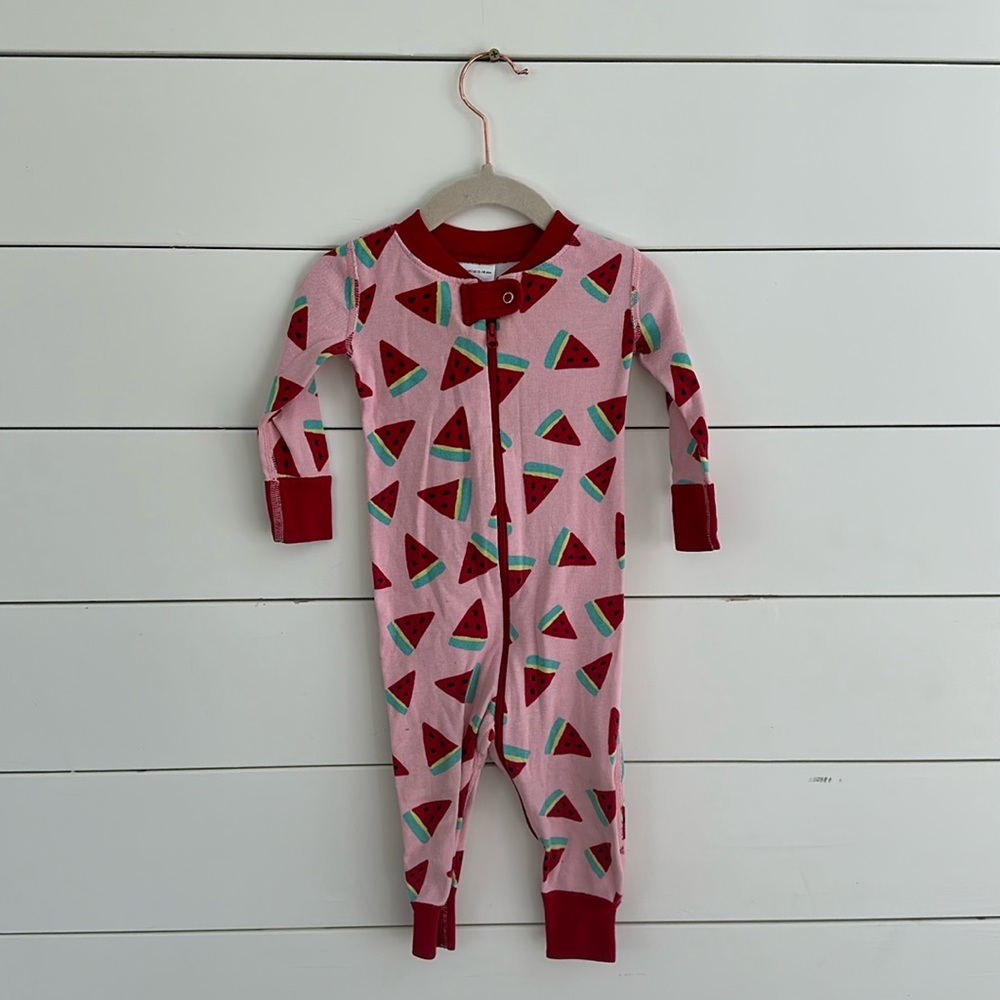 Hanna Andersson Watermelon Pajama 12-18 mos